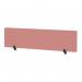 Air Desktop Screen 1800 x 400mm Bespoke Quest Shrimp Fabric HA03727