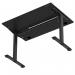 Air Lite 1200 x 800mm Height Adjustable Office Desk Black Top Cable Ports Black Leg HA03937