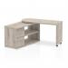 Fleur Smart Storage Office Desk Grey Oak HO00102