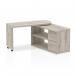 Fleur Smart Storage Office Desk Grey Oak HO00102