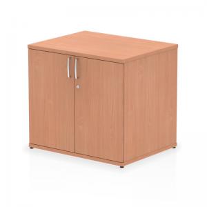 Impulse 600mm Deep Desk High Cupboard Beech I000062