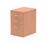 Impulse 600mm Deep Desk High Pedestal Beech I000069