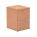 Impulse 2 Drawer Filing Cabinet Beech I000072