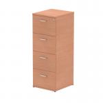 Impulse 4 Drawer Filing Cabinet Beech I000074