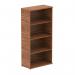 Impulse 1600mm Bookcase Walnut I000111