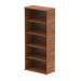 Impulse 2000mm Bookcase Walnut I000112