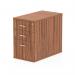 Impulse 800mm Deep Desk High Pedestal Walnut I000131