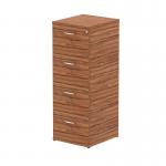 Impulse 4 Drawer Filing Cabinet Walnut I000134