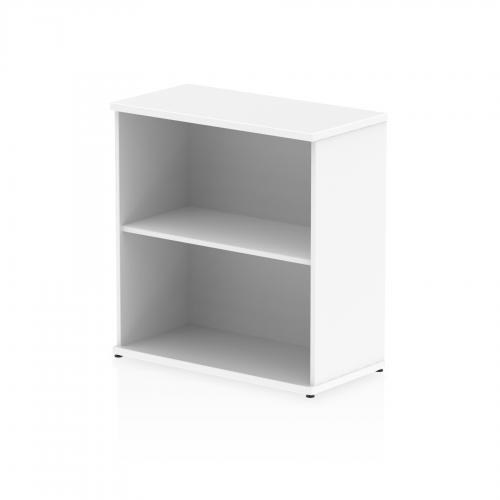 Impulse 800 Bookcase White I000169, White Office Bookcase
