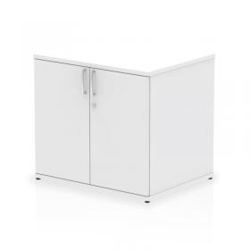 Impulse 600mm Deep Desk High Cupboard White I000182
