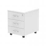 Impulse 3 Drawer Mobile Pedestal White I000185