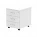 Impulse 3 Drawer Mobile Pedestal White I000185