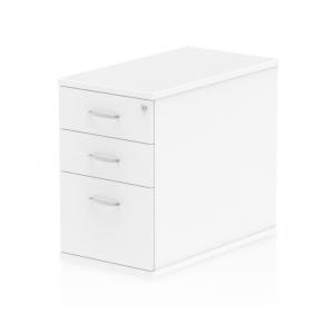 Impulse 800mm Deep Desk High Pedestal White I000191