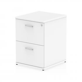 Impulse 2 Drawer Filing Cabinet White I000192