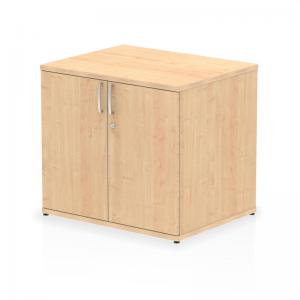 Impulse 600mm Deep Desk High Cupboard Maple I000242