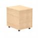 Impulse 2 Drawer Mobile Pedestal Maple I000244