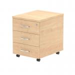 Impulse 3 Drawer Mobile Pedestal Maple I000245