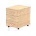 Impulse 3 Drawer Mobile Pedestal Maple I000245