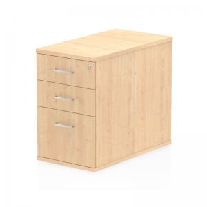 Impulse 800mm Deep Desk High Pedestal Maple I000251