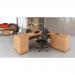 Impulse Cantilever 1400 Rectangle Desk Beech I000284