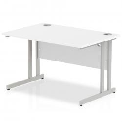 Cheap Stationery Supply of Impulse Cantilever 1200 Rectangle Desk White I000305 Office Statationery