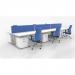 Impulse Cantilever 1400 Rectangle Desk White I000306