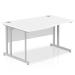 Impulse Cantilever 1400 Left Hand Wave Desk White I000309