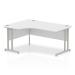 Impulse Cantilever 1600 Left Hand Crescent Desk White I000321