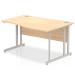 Impulse Cantilever 1400 Right Hand Wave Desk Maple I000354