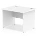 Impulse 1000/800 Rectangle Panel End Leg Desk White I000392