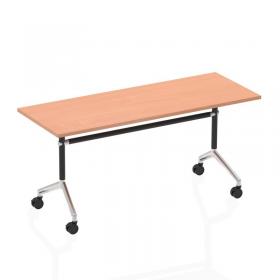 Impulse 1600mm Flip Top Rectangular Table Beech Top I000695