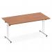 Impulse 1600mm Folding Rectangular Table Walnut Top I000700