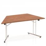 Impulse Folding Trapezium Table 1600 Walnut