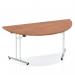 Impulse 1600mm Folding Semi-circle Table Walnut Top I000703