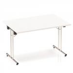 Impulse Folding Rectangular Table 1200 White
