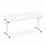 Impulse 1600mm Folding Rectangular Table White Top I000709