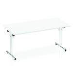 Impulse 1600mm Folding Rectangular Table White Top I000709
