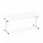 Impulse 1800mm Folding Rectangular Table White Top I000710
