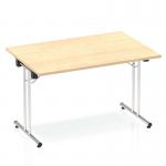 Impulse 1200mm Folding Rectangular Table Maple Top I000717