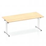 Impulse 1800mm Folding Rectangular Table Maple Top I000719