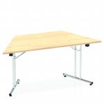 Impulse Folding Trapezium Table 1600 Maple I000720