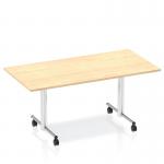 Impulse 1600mm Flip Top Rectangular Table Maple Top I000722