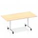 Impulse 1600mm Flip Top Rectangular Table Maple Top I000722