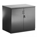 Desk High Cupboard Gloss Black I000733