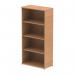 Impulse 1600mm Bookcase Oak I000759