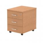 Impulse 3 Drawer Mobile Pedestal Oak I000773