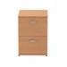 Impulse 2 Drawer Filing Cabinet Oak I000780