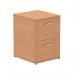 Impulse 2 Drawer Filing Cabinet Oak I000780