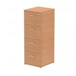 Impulse 4 Drawer Filing Cabinet Oak I000782