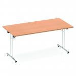 Impulse 1600mm Folding Rectangular Table Oak Top I000797